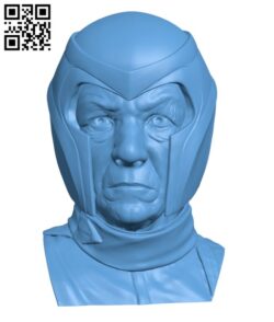 Bust of Ian McKellen as Magneto H001865 file stl free download 3D Model for CNC and 3d printer