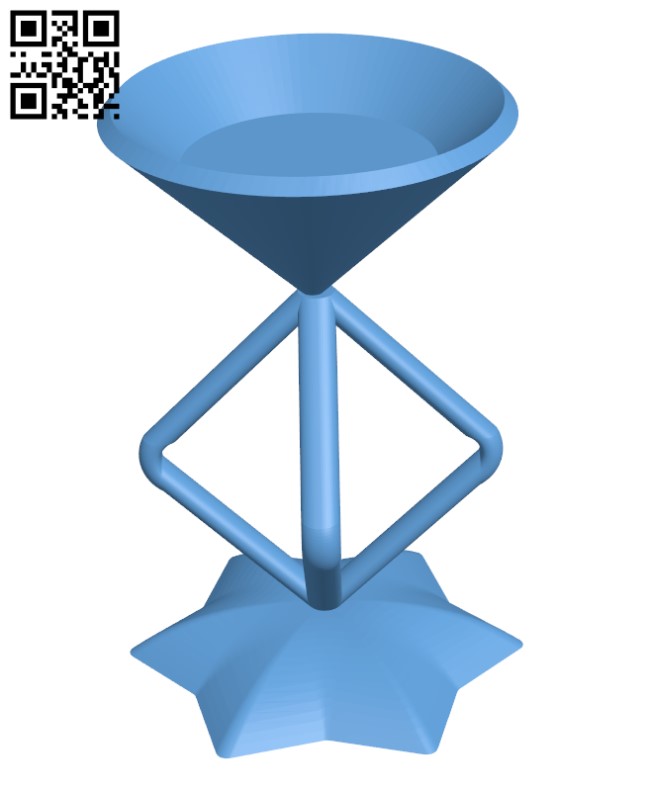 Candle stand H002099 file stl free download 3D Model for CNC and 3d printer