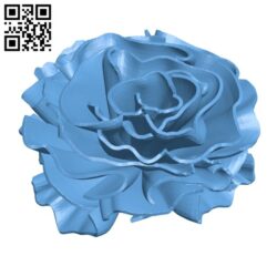 Carnation Flower H002279 file stl free download 3D Model for CNC and 3d printer