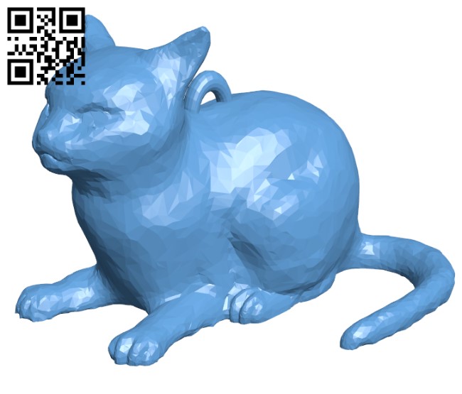 Cat Christmas Ornament H001566 file stl free download 3D Model for CNC and 3d printer