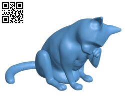 Cat H002216 file stl free download 3D Model for CNC and 3d printer