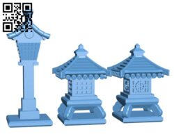 Chibi japanese Style Lamp H002221 file stl free download 3D Model for CNC and 3d printer
