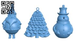 Christmas Ornaments H001448 file stl free download 3D Model for CNC and 3d printer