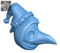 Christmas Plague Doctor H001514 file stl free download 3D Model for CNC and 3d printer