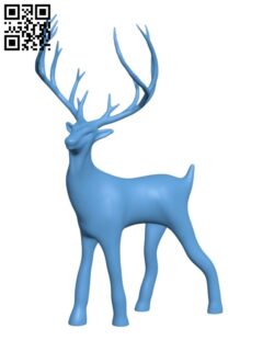 Christmas Reindeer H001392 file stl free download 3D Model for CNC and 3d printer