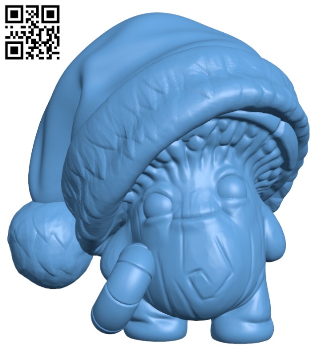 Christmas Shroomie H001575 file stl free download 3D Model for CNC and 3d printer