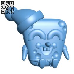 Christmas SpongeBob H001450 file stl free download 3D Model for CNC and 3d printer