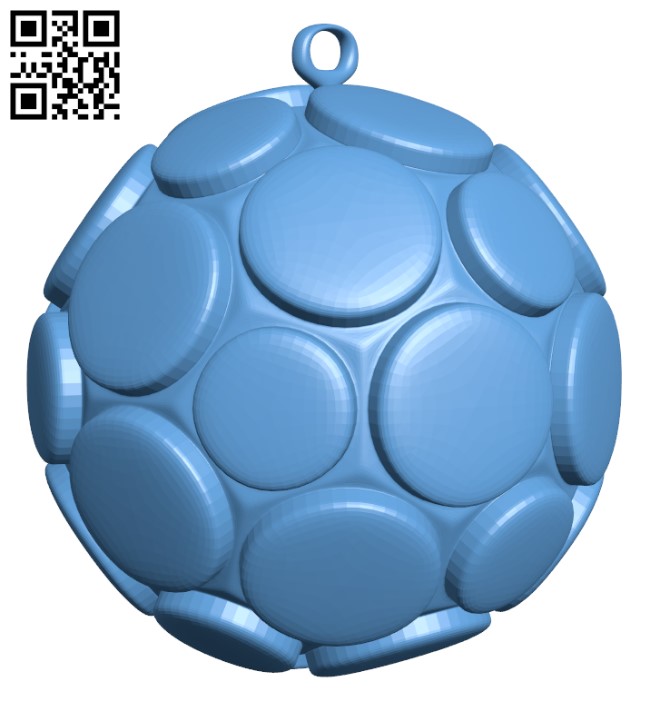 Christmas bauble H001569 file stl free download 3D Model for CNC and 3d printer