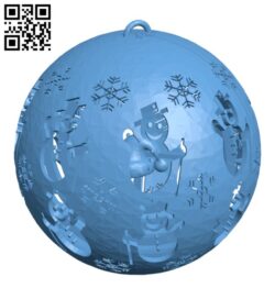 Christmas gyro deco split H001441 file stl free download 3D Model for CNC and 3d printer