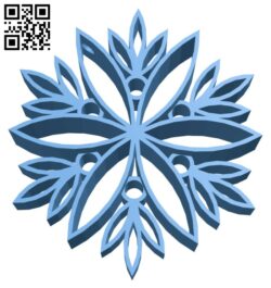 Christmas ornament H001446 file stl free download 3D Model for CNC and 3d printer