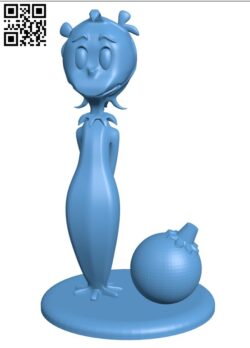 Cindy Lou Who H001810 file stl free download 3D Model for CNC and 3d printer
