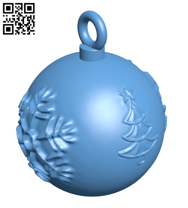 Classical Christmas Ornament H001506 file stl free download 3D Model for CNC and 3d printer