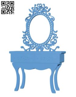 Classical furniture H001381 file stl free download 3D Model for CNC and 3d printer