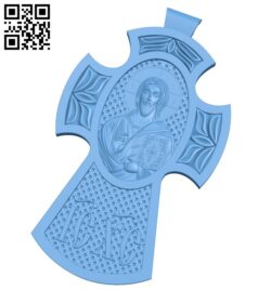 Cross pattern A006658 download free stl files 3d model for CNC wood carving