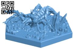 Crystal spider H002280 file stl free download 3D Model for CNC and 3d printer