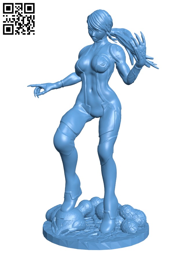 Dark Zero Suit Samus H001754 file stl free download 3D Model for CNC and 3d printer