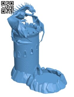 Dice Tower H002157 file stl free download 3D Model for CNC and 3d printer