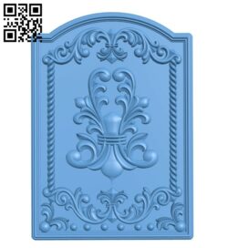 Door pattern A006640 download free stl files 3d model for CNC wood carving