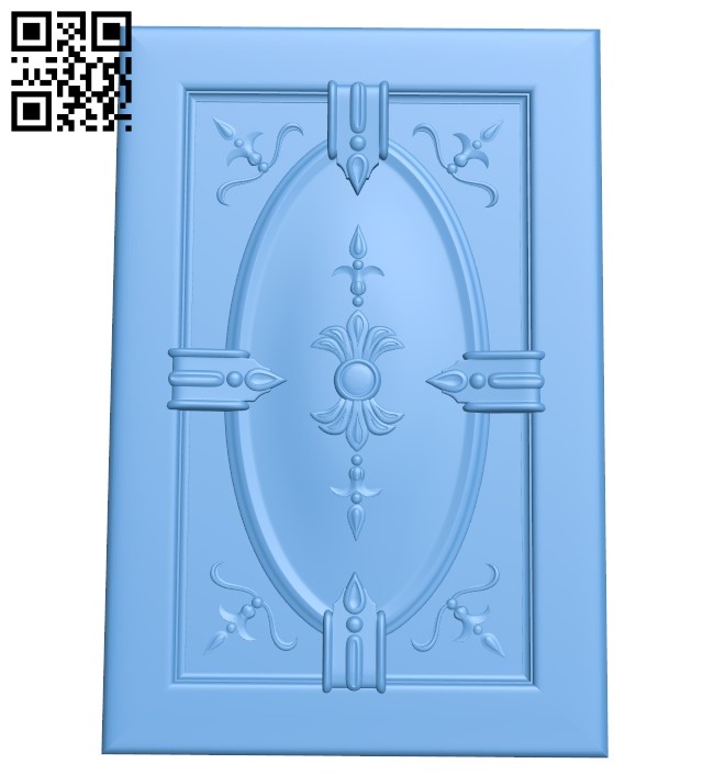 Door pattern A006642 download free stl files 3d model for CNC wood carving