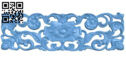 Door pattern A006645 download free stl files 3d model for CNC wood carving