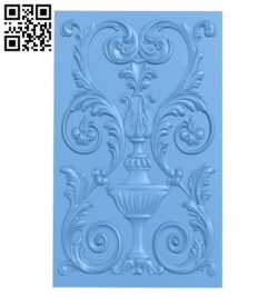 Door pattern A006649 download free stl files 3d model for CNC wood carving