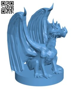 Dragon H002160 file stl free download 3D Model for CNC and 3d printer