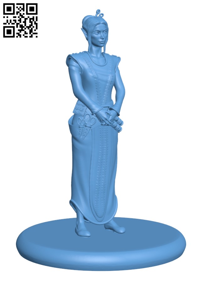 Elf Seamstress H002223 file stl free download 3D Model for CNC and 3d printer