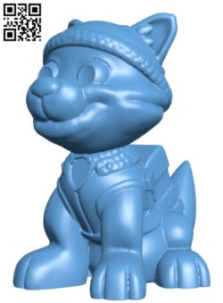 Everest from Paw Patrol H001988 file stl free download 3D Model for CNC and 3d printer
