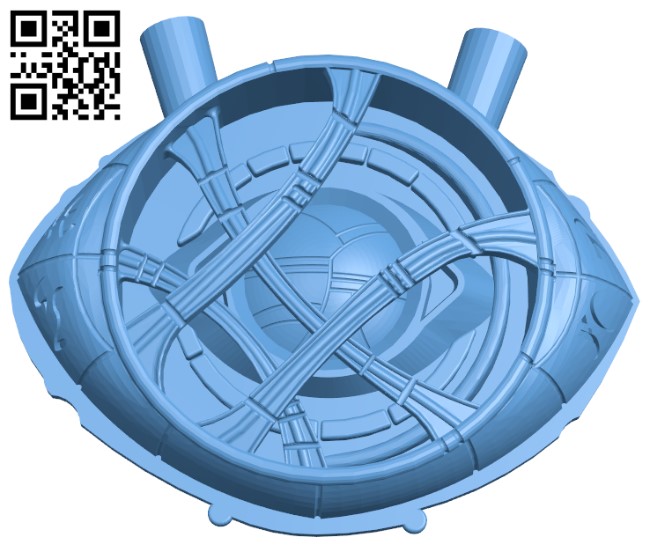 Eye of Agamotto - Doctor Strange H002044 file stl free download 3D Model for CNC and 3d printer