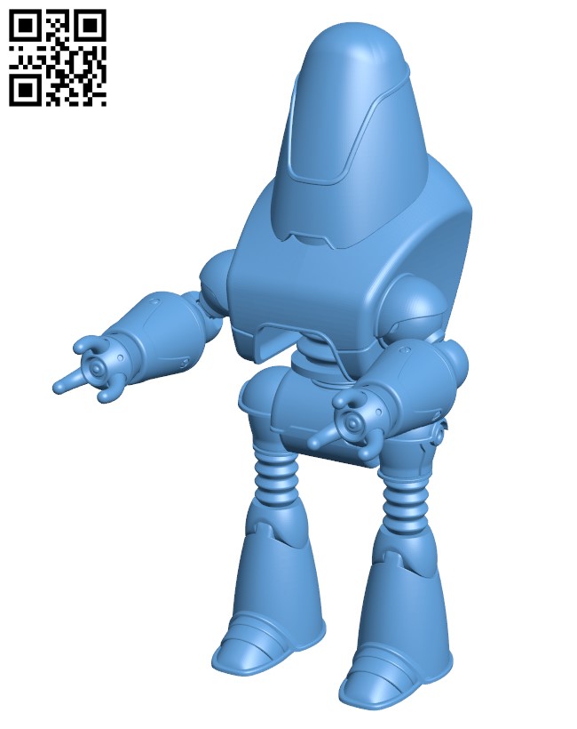 Fallout 4 - Protectron Action Figure H002225 file stl free download 3D Model for CNC and 3d printer