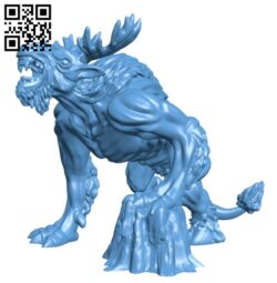 Fantasy forest beast H001585 file stl free download 3D Model for CNC and 3d printer