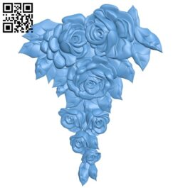 Flower pattern A006633 download free stl files 3d model for CNC wood carving