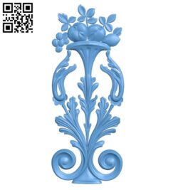 Flower pattern A006638 download free stl files 3d model for CNC wood carving