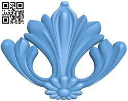 Flower pattern A006673 download free stl files 3d model for CNC wood carving
