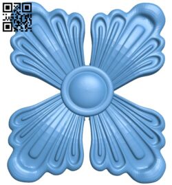 Flower pattern A006674 download free stl files 3d model for CNC wood carving