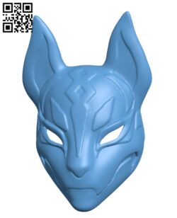 Fortnite Kitsune Drift Mask H001761 file stl free download 3D Model for CNC and 3d printer
