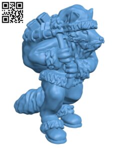 Fox Santa Claus H001522 file stl free download 3D Model for CNC and 3d printer
