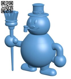 Frosty The Snowman H001816 file stl free download 3D Model for CNC and 3d printer