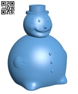 Frosty the Snowman H002109 file stl free download 3D Model for CNC and 3d printer