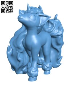 Galarian Ponyta H001938 file stl free download 3D Model for CNC and 3d printer