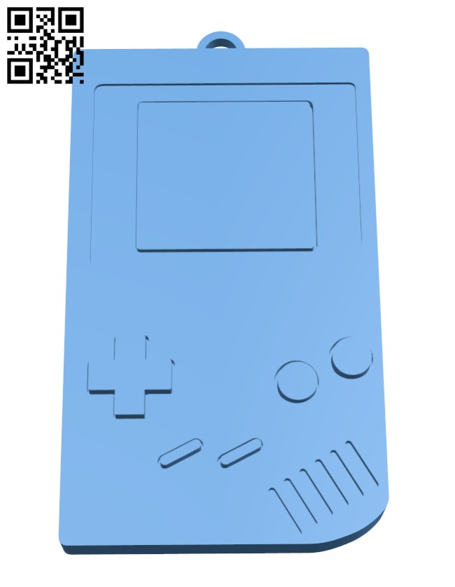 Gameboy Christmas Tree Ornament H001400 file stl free download 3D Model for CNC and 3d printer
