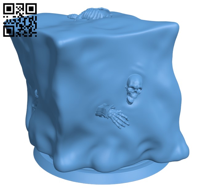 Gelatinous Cube H001991 file stl free download 3D Model for CNC and 3d printer