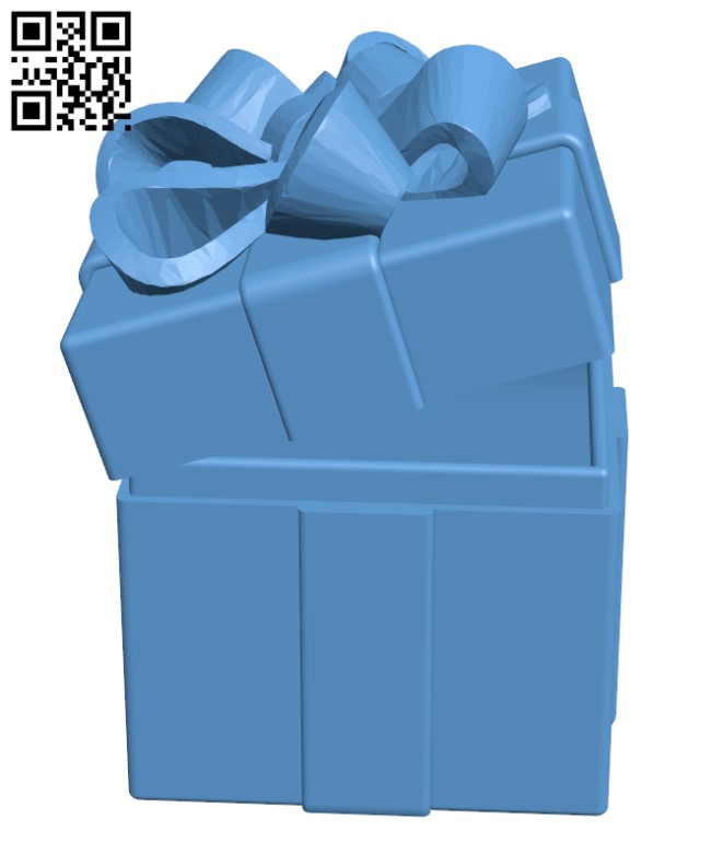 Gift Box Container H001817 file stl free download 3D Model for CNC and 3d printer