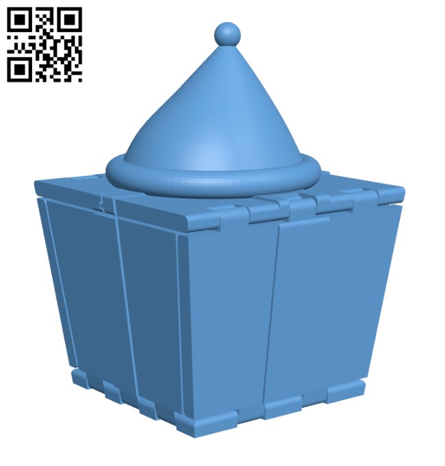 Gift box H001526 file stl free download 3D Model for CNC and 3d printer