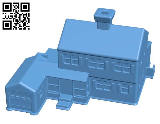 Glen Christmas Village House H001651 file stl free download 3D Model for CNC and 3d printer