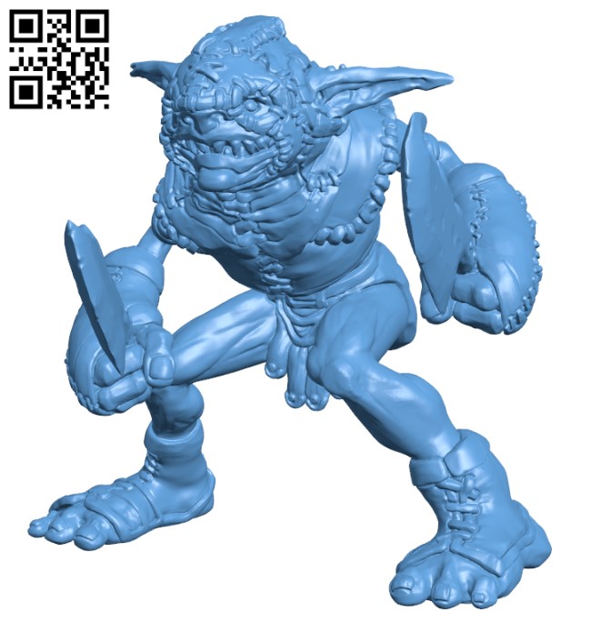 Goblin - Variant H001652 file stl free download 3D Model for CNC and 3d printer