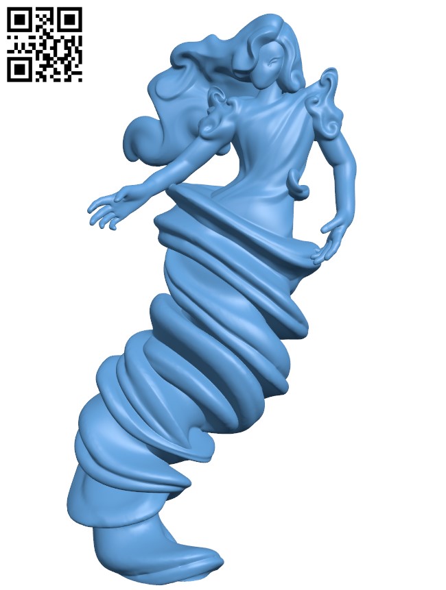 Greater Wind Elemental H001656 file stl free download 3D Model for CNC and 3d printer