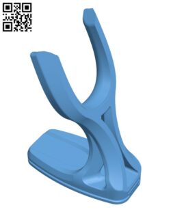 Guitar Wall Mount Hanger with Flexible Top H002112 file stl free download 3D Model for CNC and 3d printer