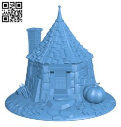Hagrid’s Hut H001767 file stl free download 3D Model for CNC and 3d printer