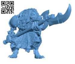 Halberdier rat H001768 file stl free download 3D Model for CNC and 3d printer